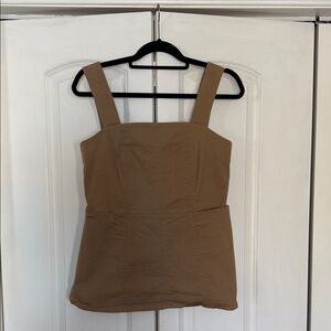COS Tan Sleeveless Tank Top